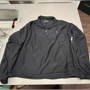 Austin Golf Black Pullover Convertible Jacket